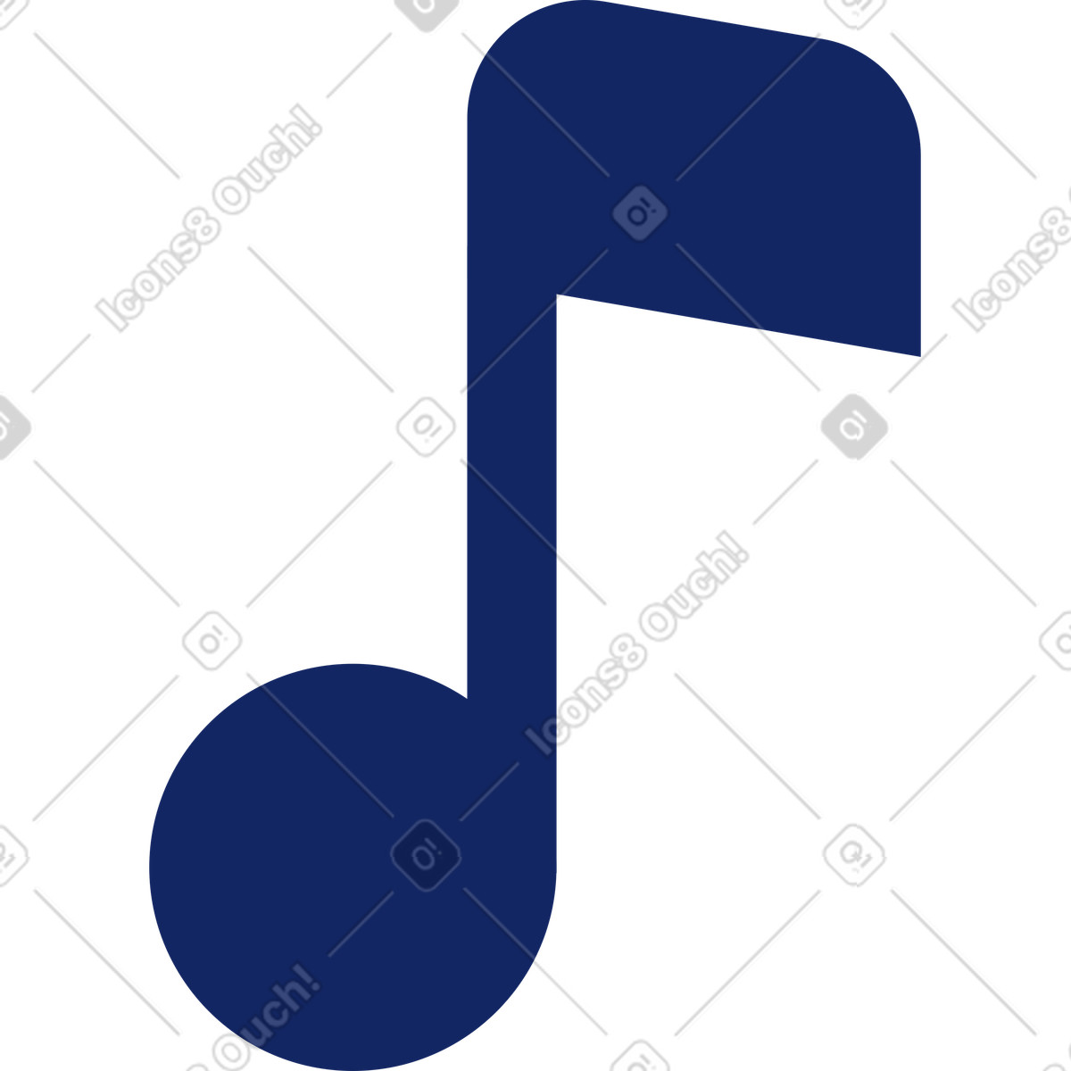 Illustration Note musicale dans le style Cyborg à télécharger aux formats PNG, SVG