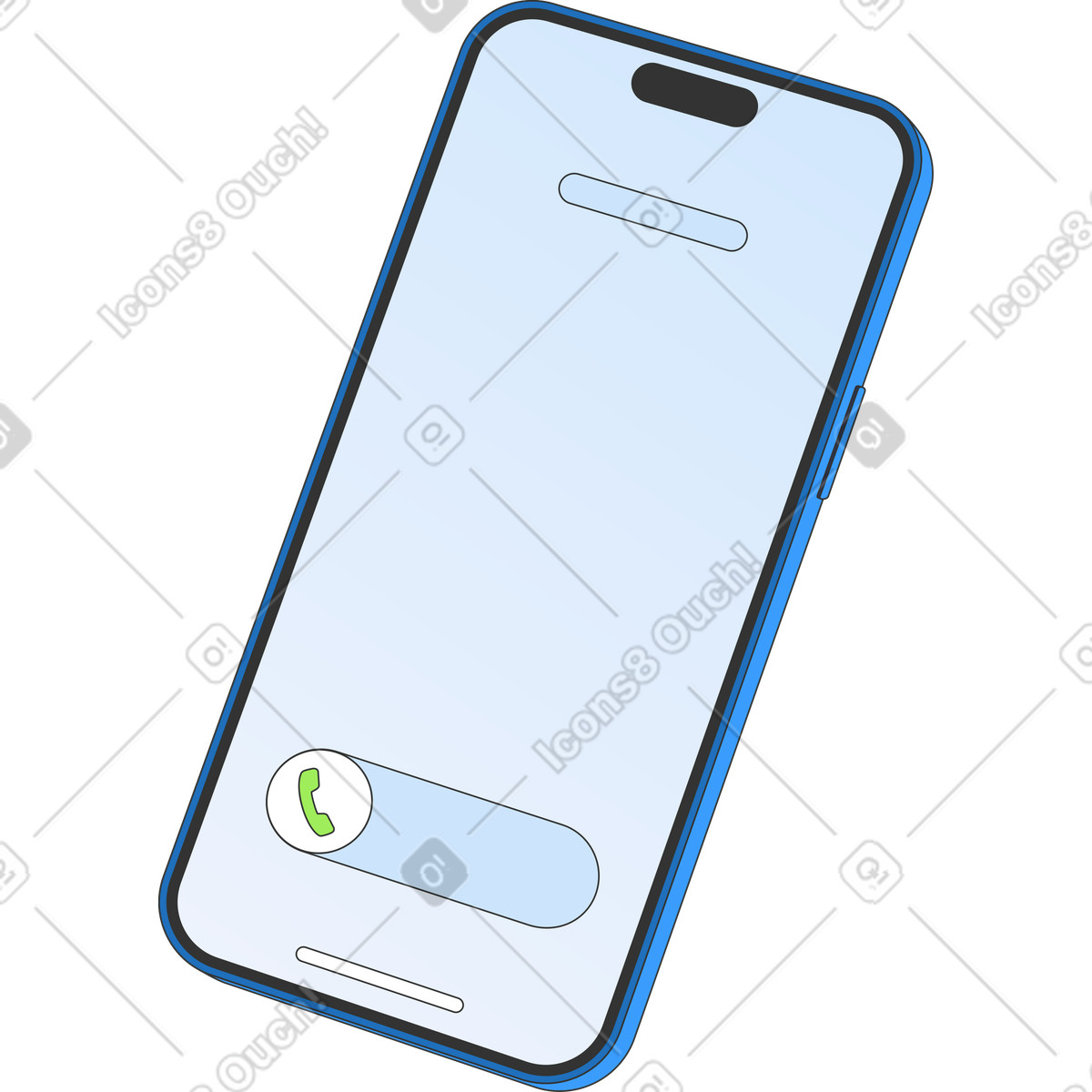 Illustration Téléphone dans le style Kit à télécharger aux formats PNG, SVG