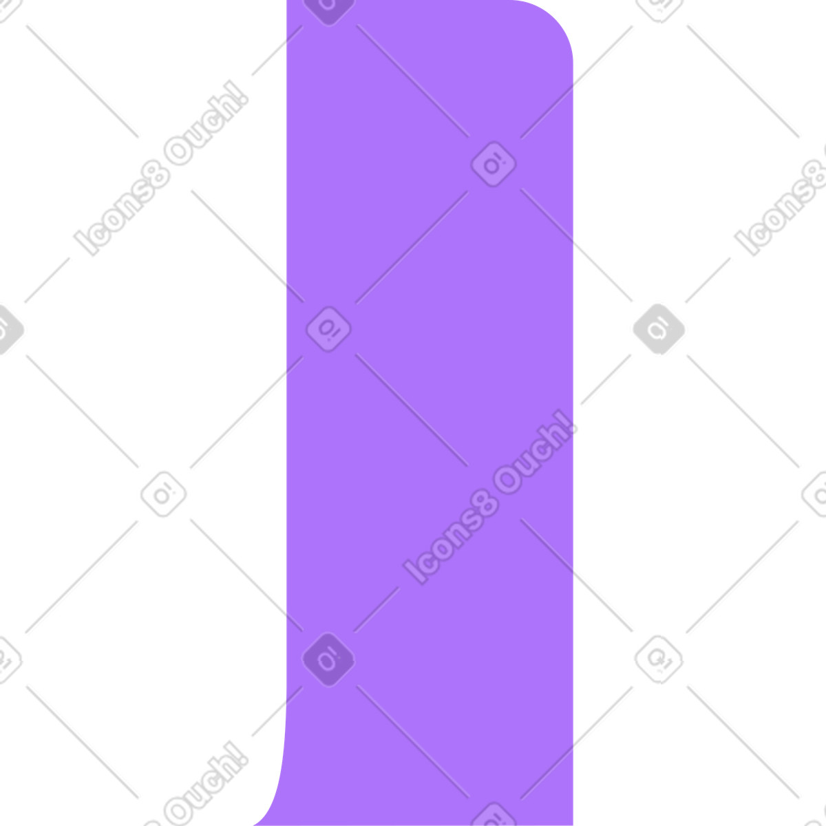 Ilustração de Letra i em no estilo Florid para baixar em PNG, SVG