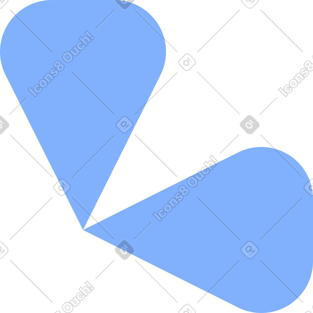 Pablita 스타일의 Blue butterfly 애니메이션 일러스트레이션 GIF, Lottie(JSON), AE로 다운로드