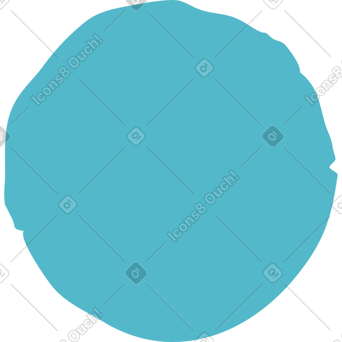 Blue circle-Illustration im Flamenco-Stil als Download in PNG, SVG