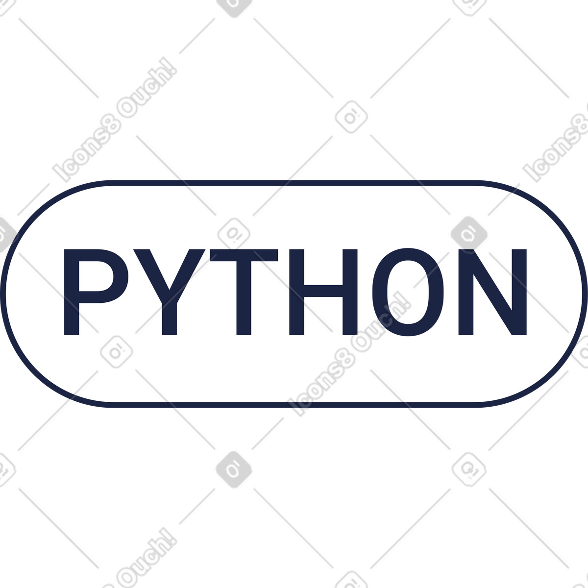 Python sign illustration in PNG, SVG