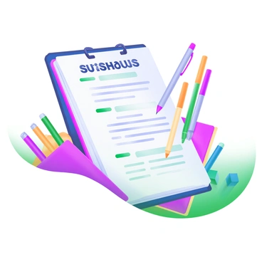 An open syllabus displayed prominently at the center of the image features neatly organized sections with clear headings. Surrounding the syllabus are various school supplies, including several colorful pens with caps, stacked notebooks with different designs, and various highlighters in vibrant colors. The school supplies are artistically arranged, creating a balanced composition that emphasizes the syllabus.
