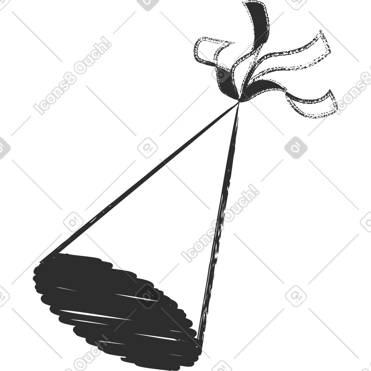 Berretto di compleanno illustrazione in stile Graphite scarica in PNG, SVG