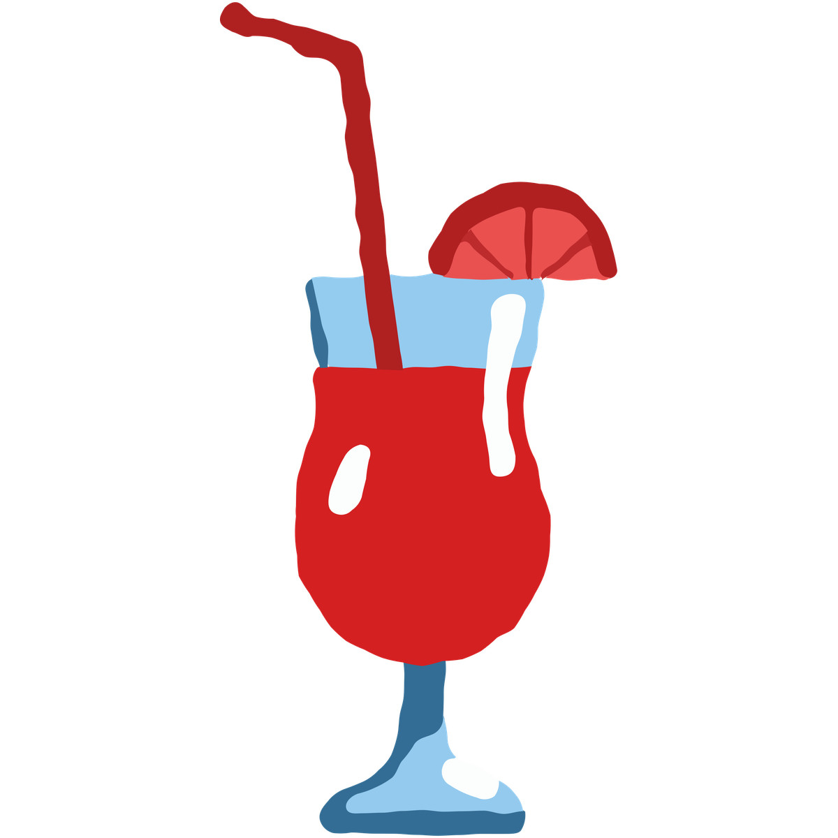 Ilustração de Cocktail em no estilo Cherry para baixar em PNG, SVG