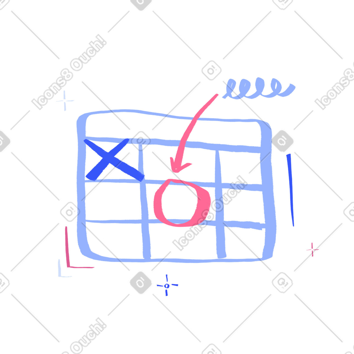 Ilustração de Calendar with notes em no estilo Quirky para baixar em PNG, SVG