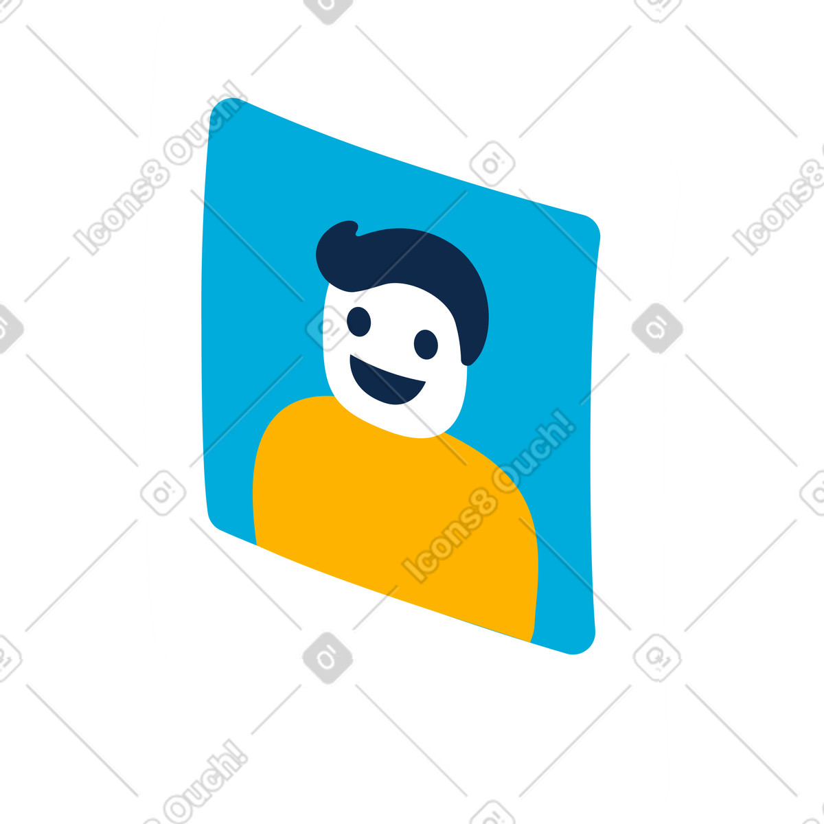 Illustration Photo polaroïd dans le style Flame à télécharger aux formats PNG, SVG