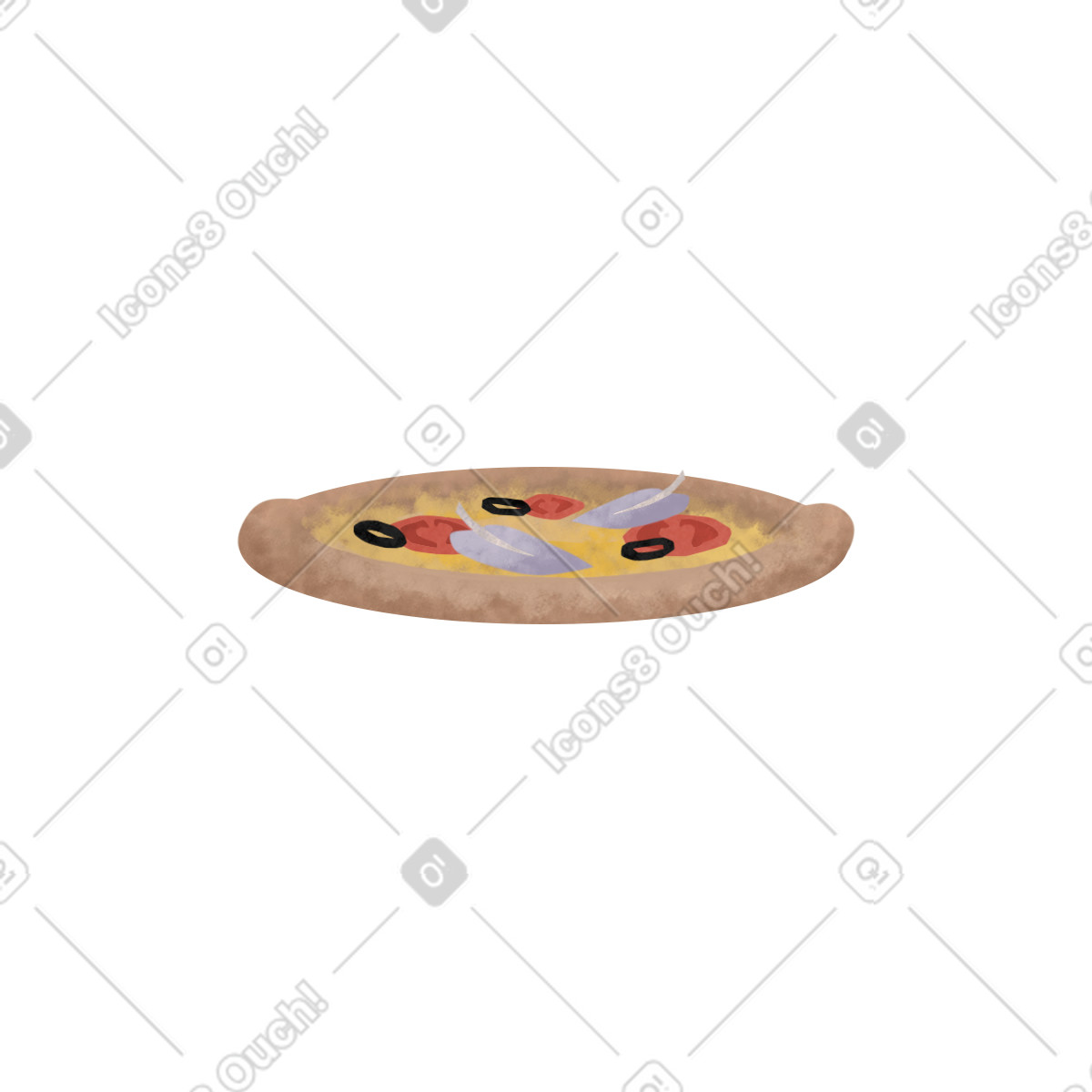Family スタイルの ピザ のイラストをPNG、SVG形式でダウンロード