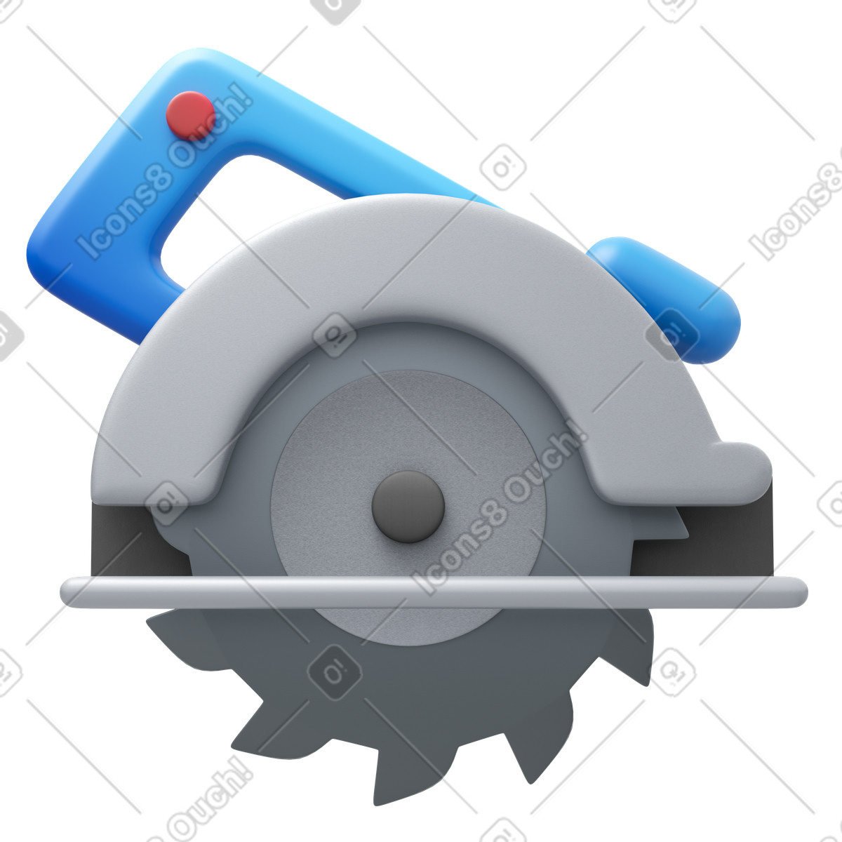 Circular saw illustration in PNG, SVG