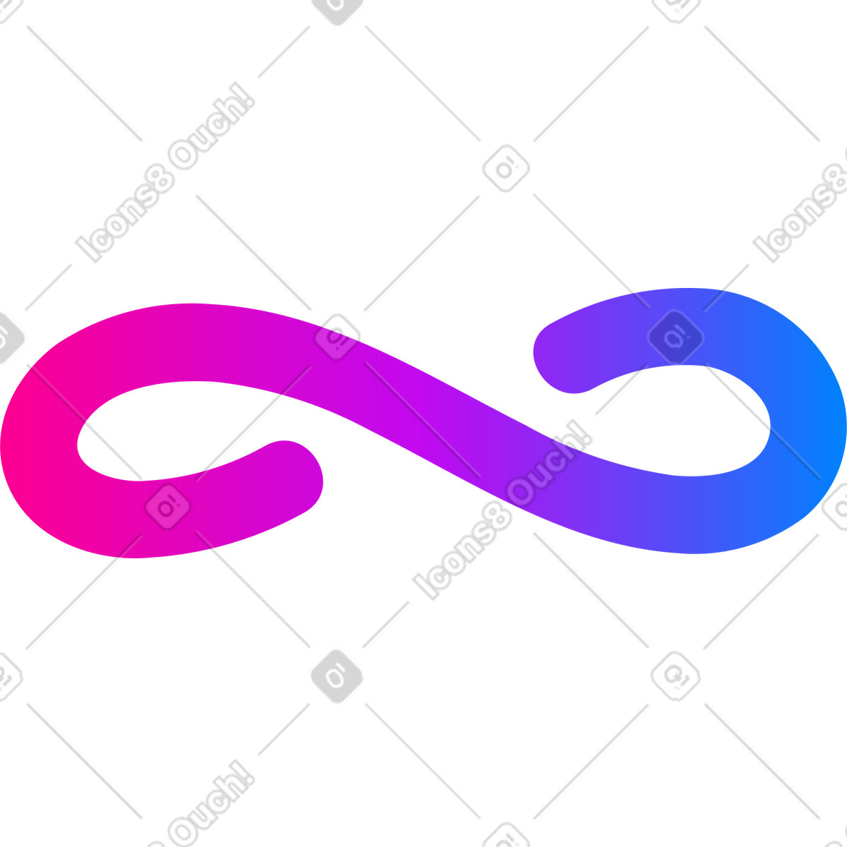 Vibrant 스타일의 무한대 일러스트레이션 PNG, SVG 다운로드