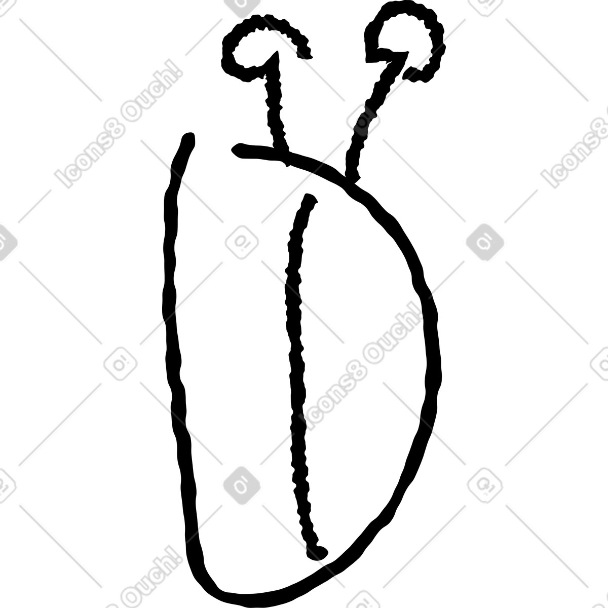 Ilustración Tv con antenas en estilo Puzzle a descargar en PNG y SVG