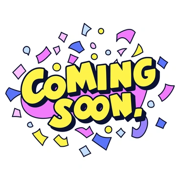 A lively festival poster featuring the text "Coming Soon" in bold, playful font. The letters are bright and eye-catching, surrounded by a burst of colorful confetti in various shapes and sizes. The background of the poster is filled with vibrant colors that enhance the festive atmosphere. The confetti appears to be falling from the top, creating a sense of excitement and celebration.