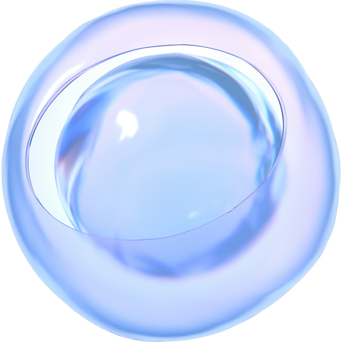 3D Glassy スタイルの Glossy sphere shape with translucent bubble effect のイラストをPNG、SVG形式でダウンロード