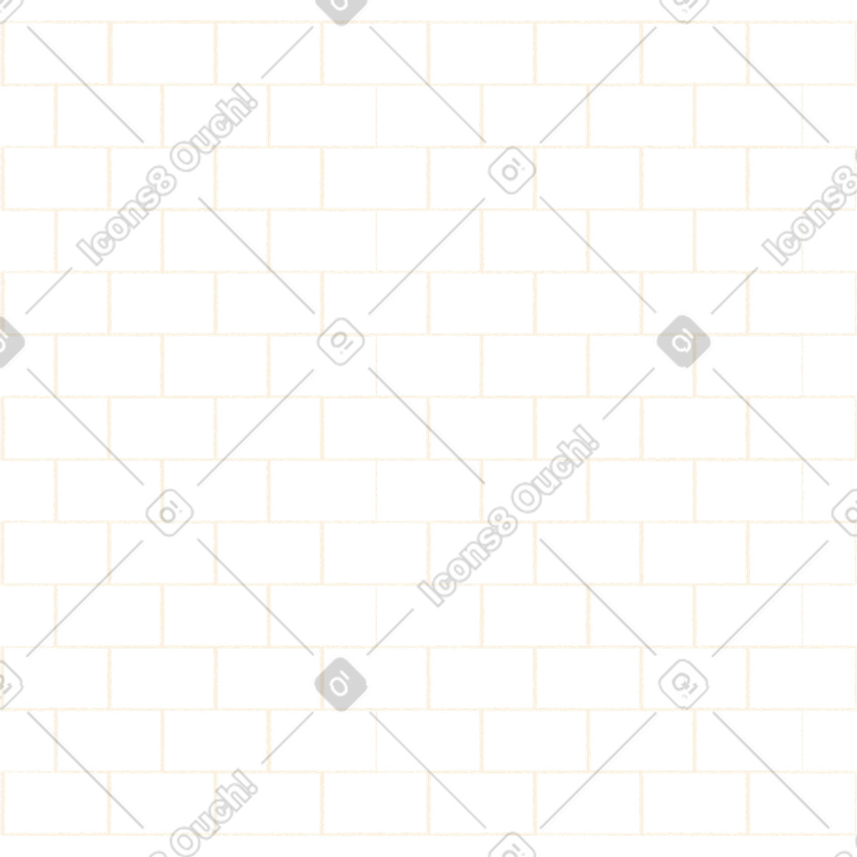Bricks wall illustration in Pablo style download in PNG, SVG