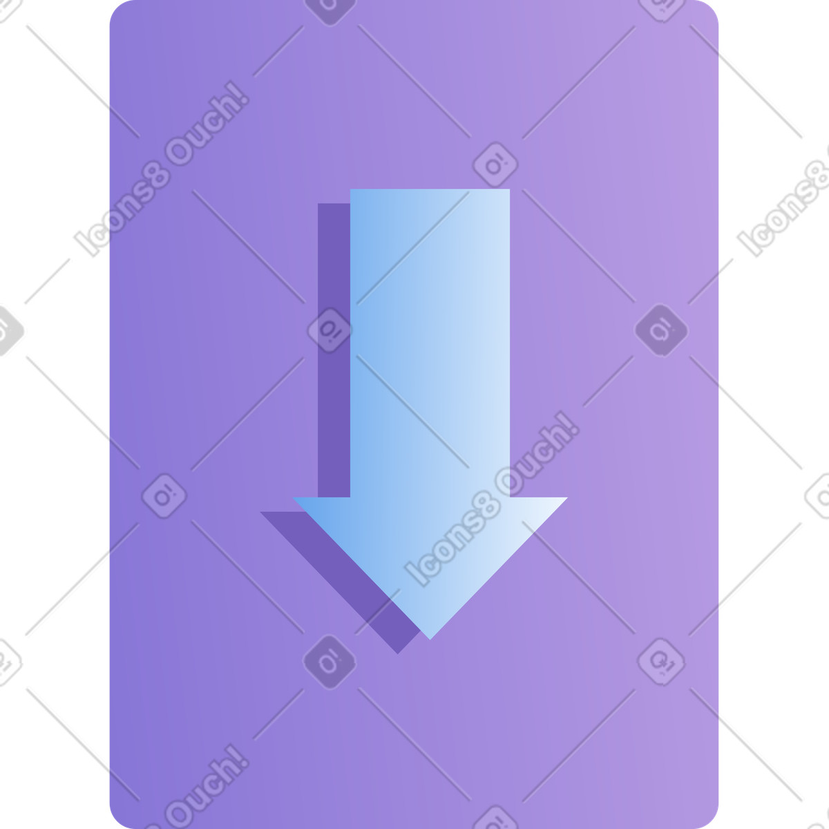 Download window illustration in Silky style in PNG, SVG