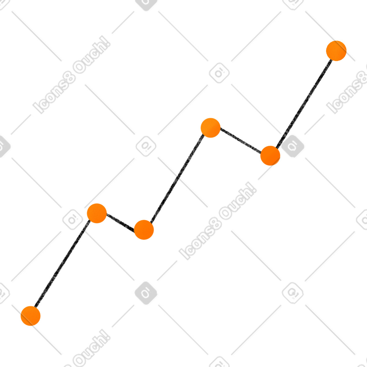 Graph illustration in PNG, SVG