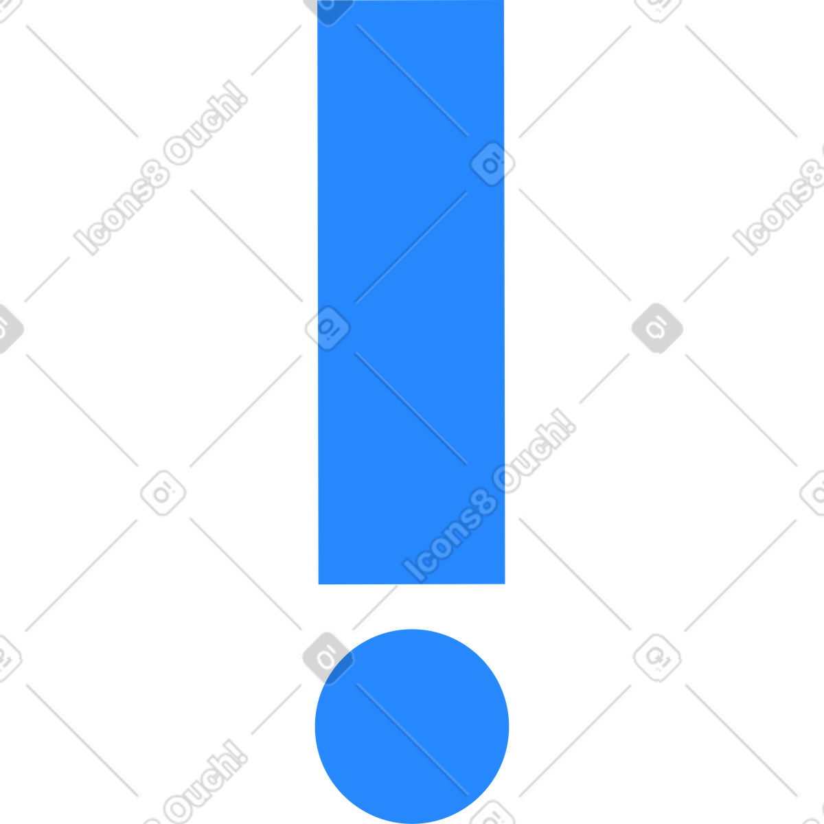 Illustration Point d'exclamation dans le style Urban à télécharger aux formats PNG, SVG