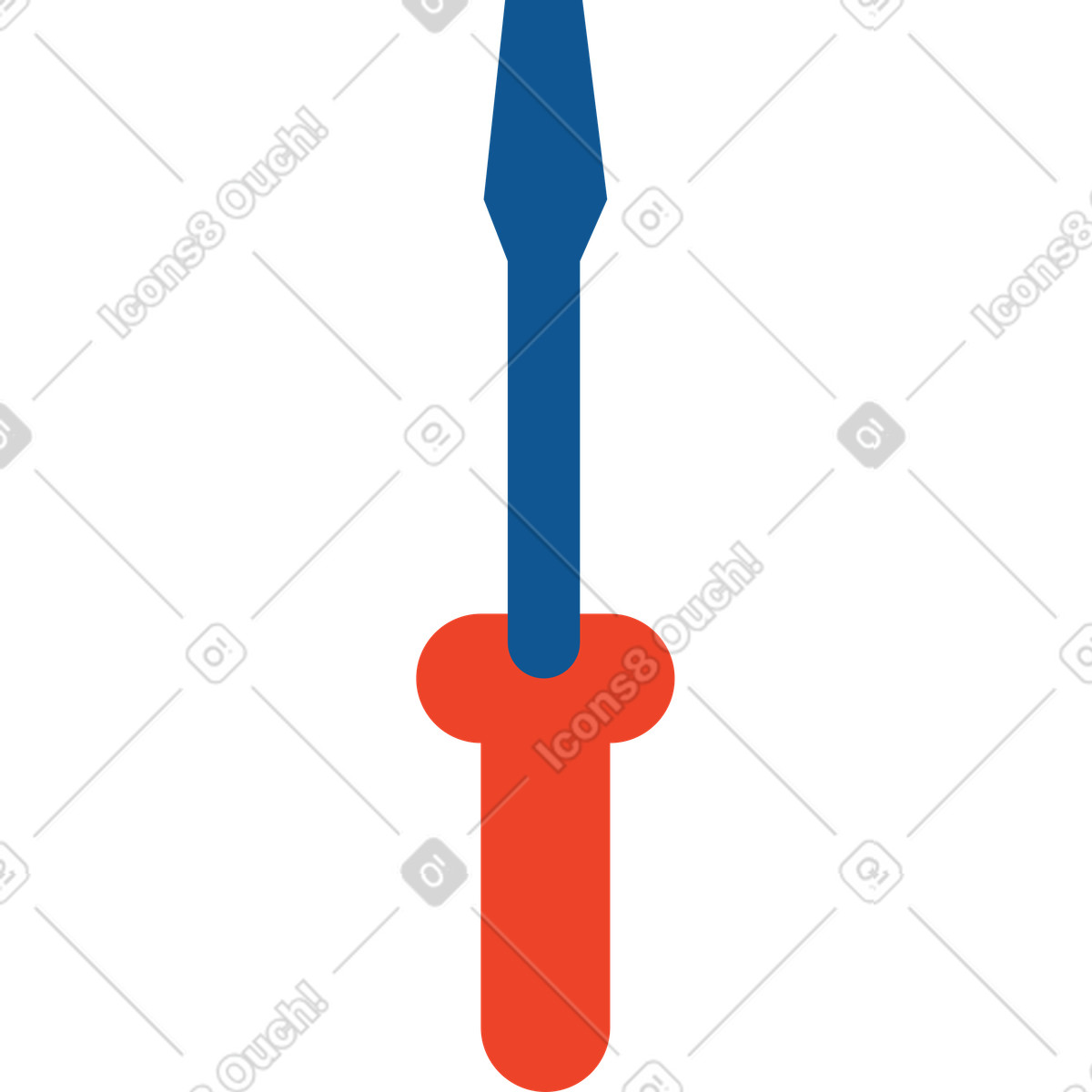 Screwdriver illustration in PNG, SVG