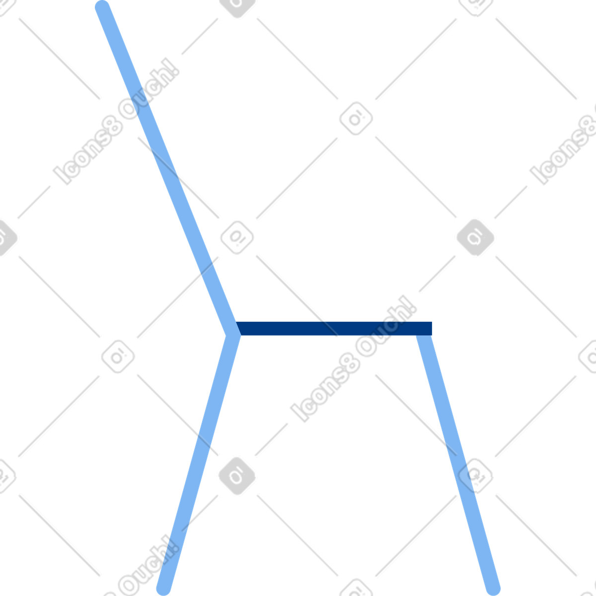 下载 Urban 风格的 椅子 插画，支持 PNG、SVG 格式