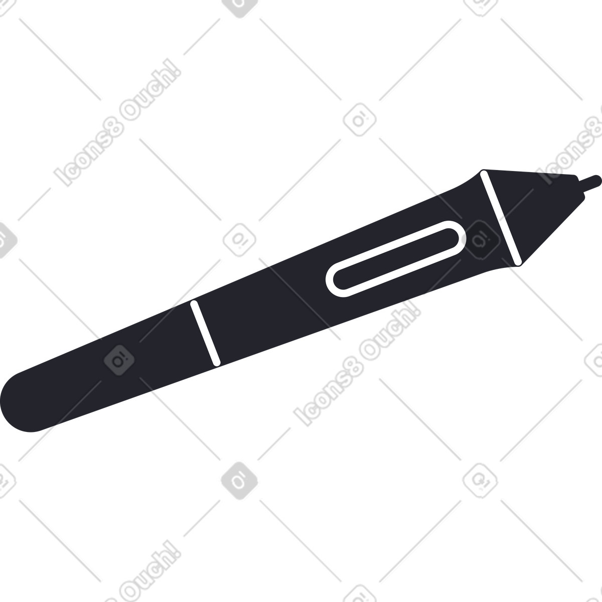 Stift vom grafiktablett-Illustration im Grapy-Stil als Download in PNG, SVG