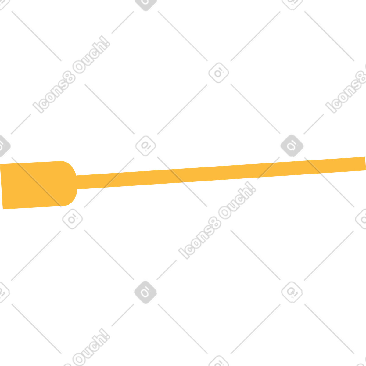 Paddle illustration in Burgundy style download in PNG, SVG