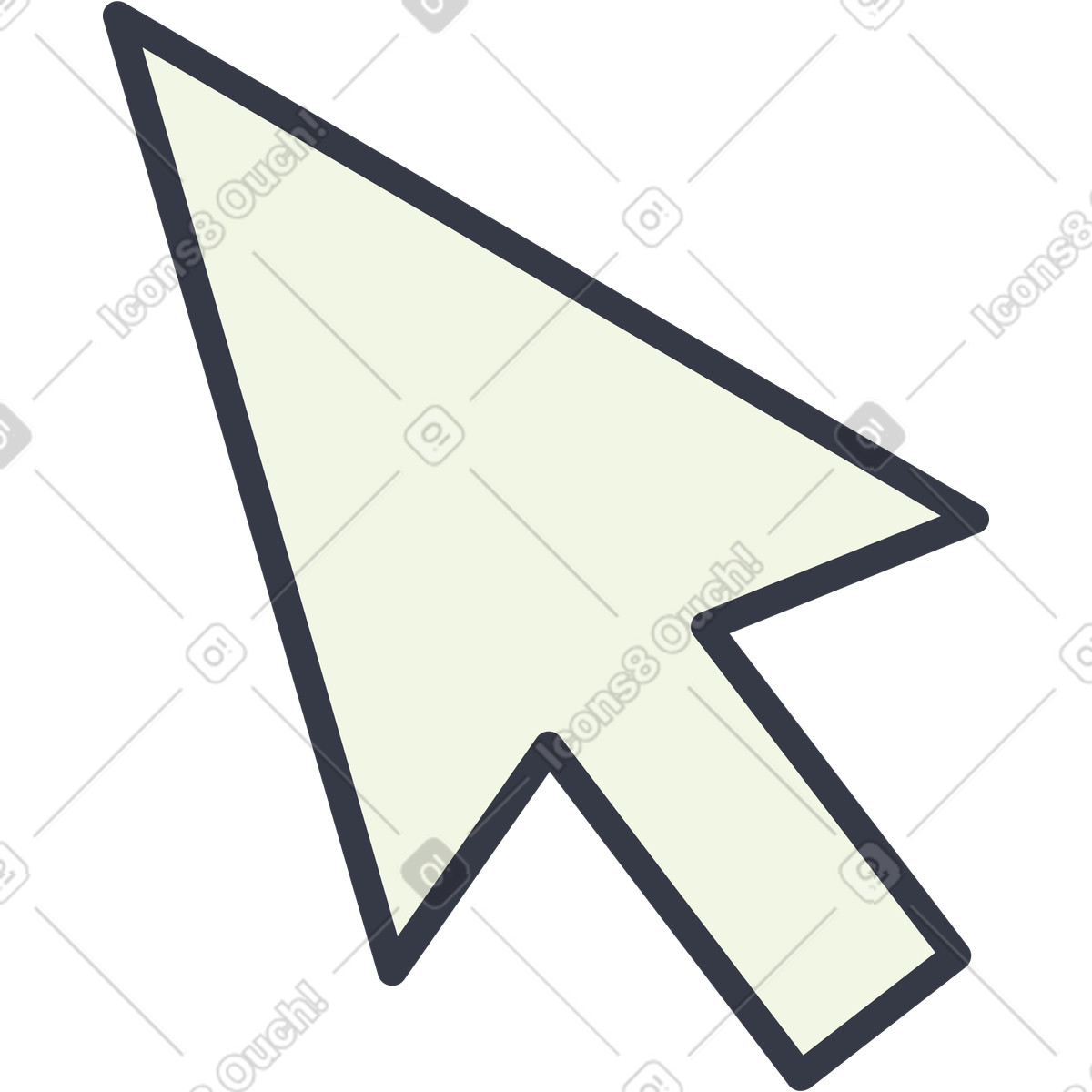 Cursor animated illustration in Abstract style download in GIF, Lottie (JSON), AE
