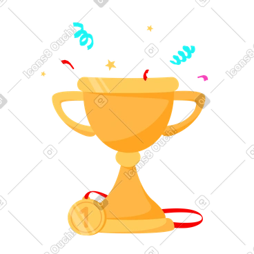 컵과 메달 PNG, SVG