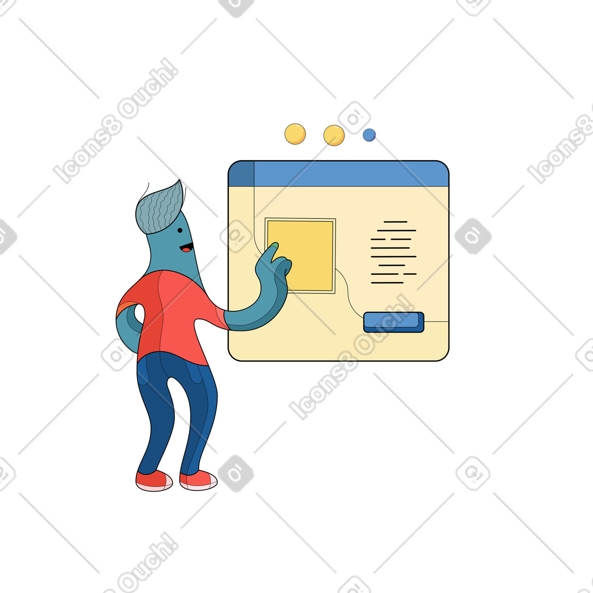 下载 Surr 风格的 脚步 插画，支持 PNG、SVG 格式