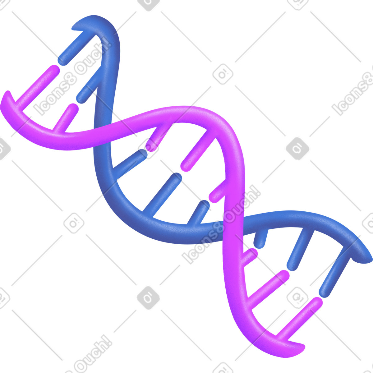 Ilustração de Dna molecule em no estilo Smart para baixar em PNG, SVG