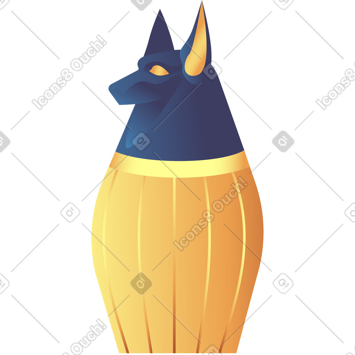 Kanopenglas-Illustration im Halloween Party-Stil als Download in PNG, SVG