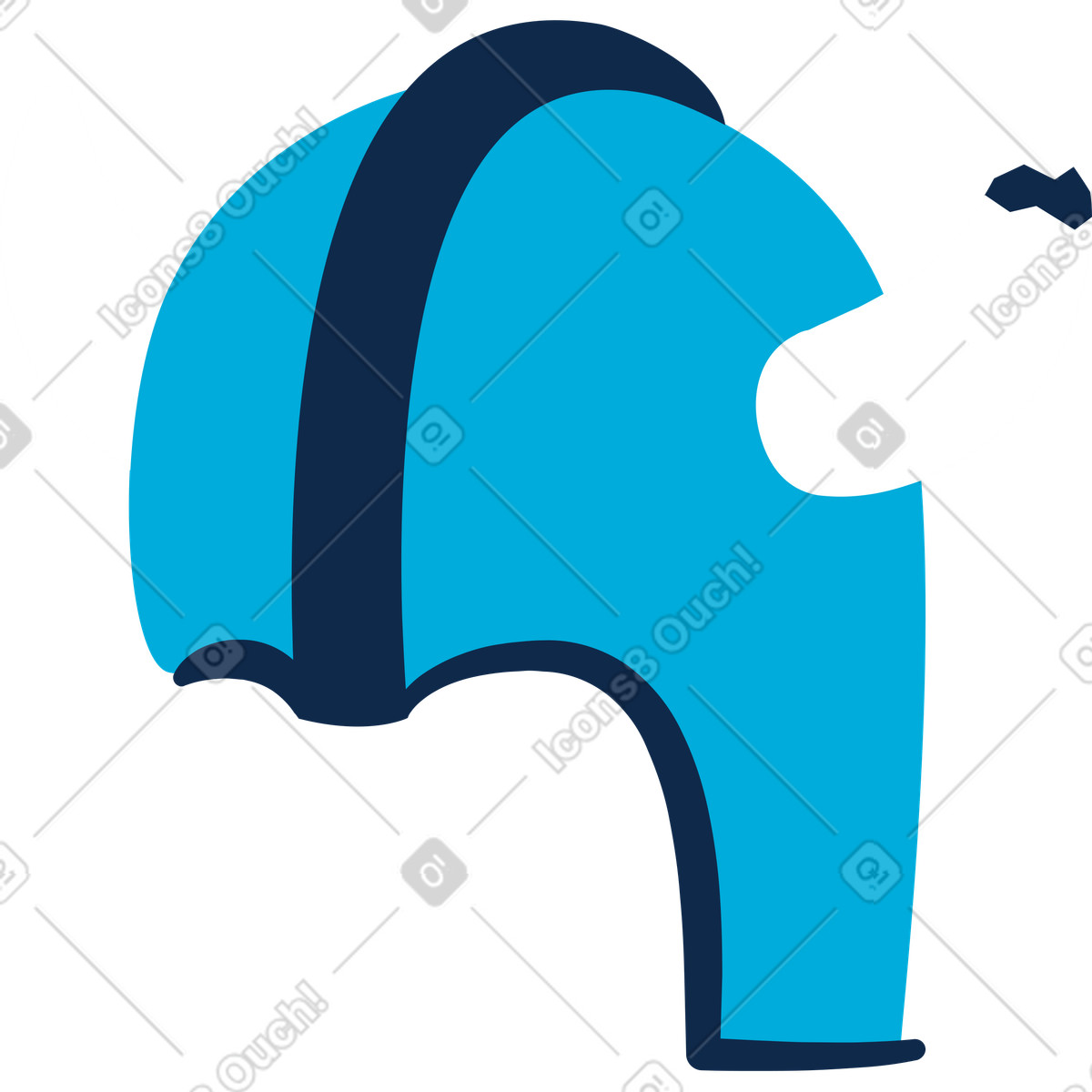 Flame スタイルの Knight helmet のイラストをPNG、SVG形式でダウンロード