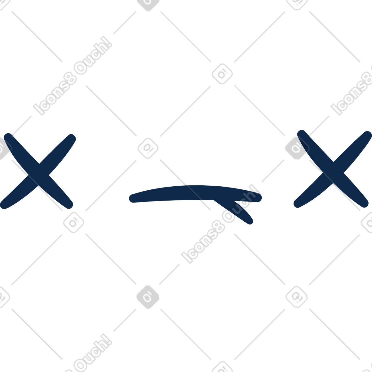 Ilustración Cara muerta en estilo Flame a descargar en PNG y SVG