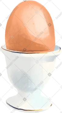 Egg in a stand PNG, SVG