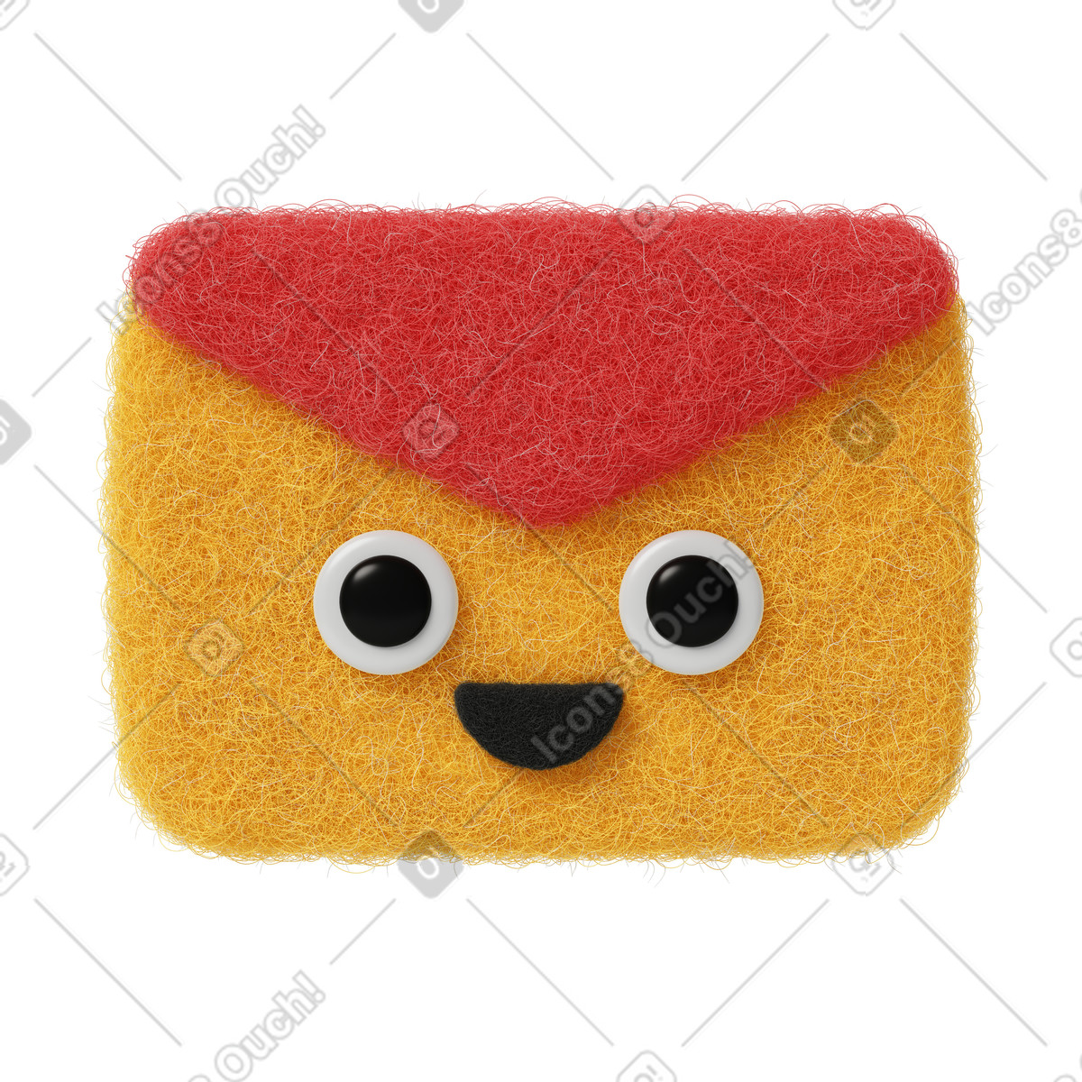 Ilustração de Email em no estilo Fuzzy para baixar em PNG, SVG