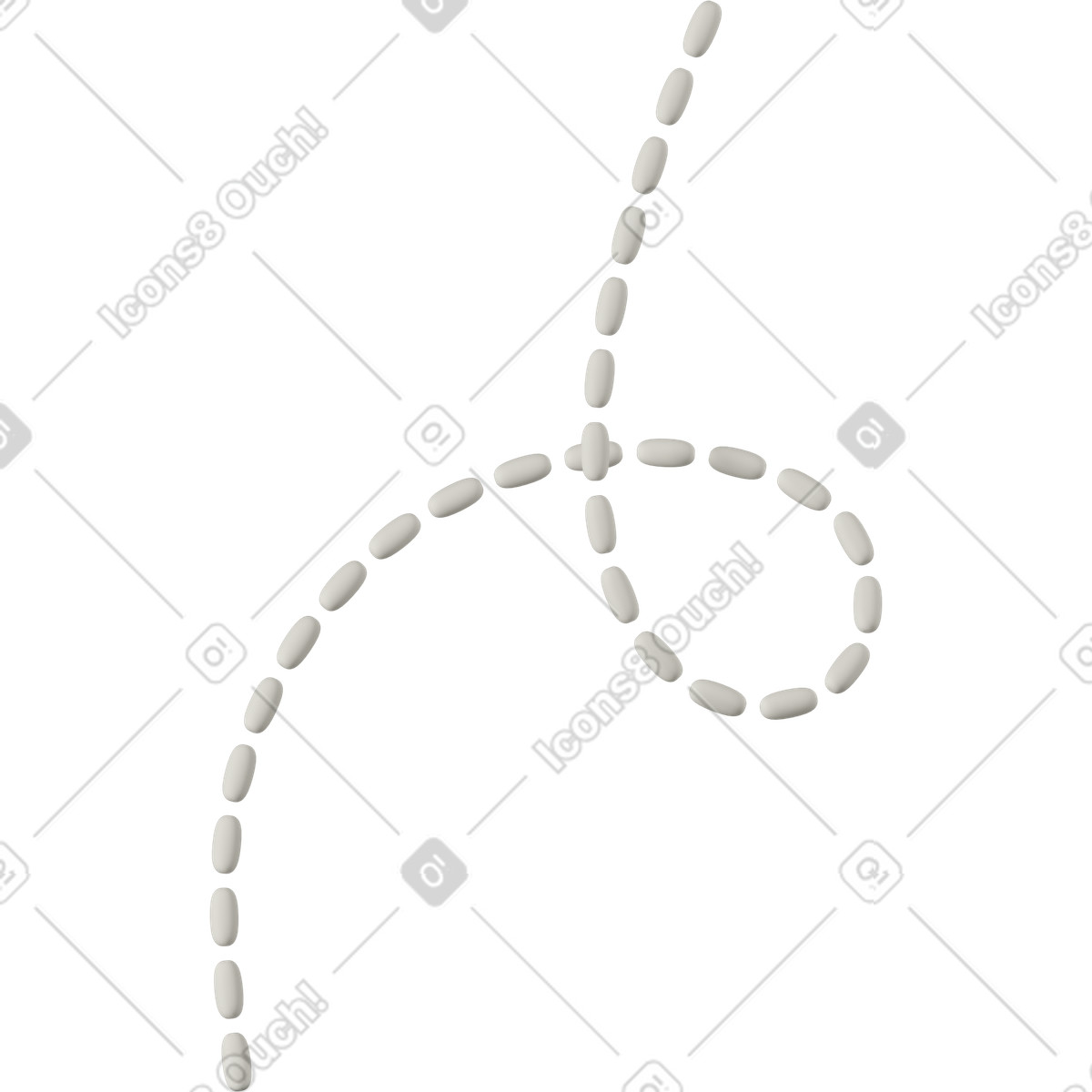 Lines illustrazione in stile 3D Casual life scarica in PNG, SVG