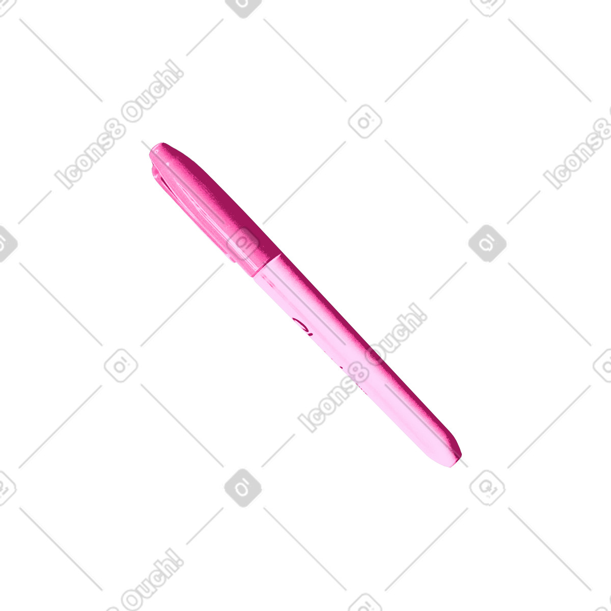 Marker-Illustration im Print-Stil als Download in PNG, SVG