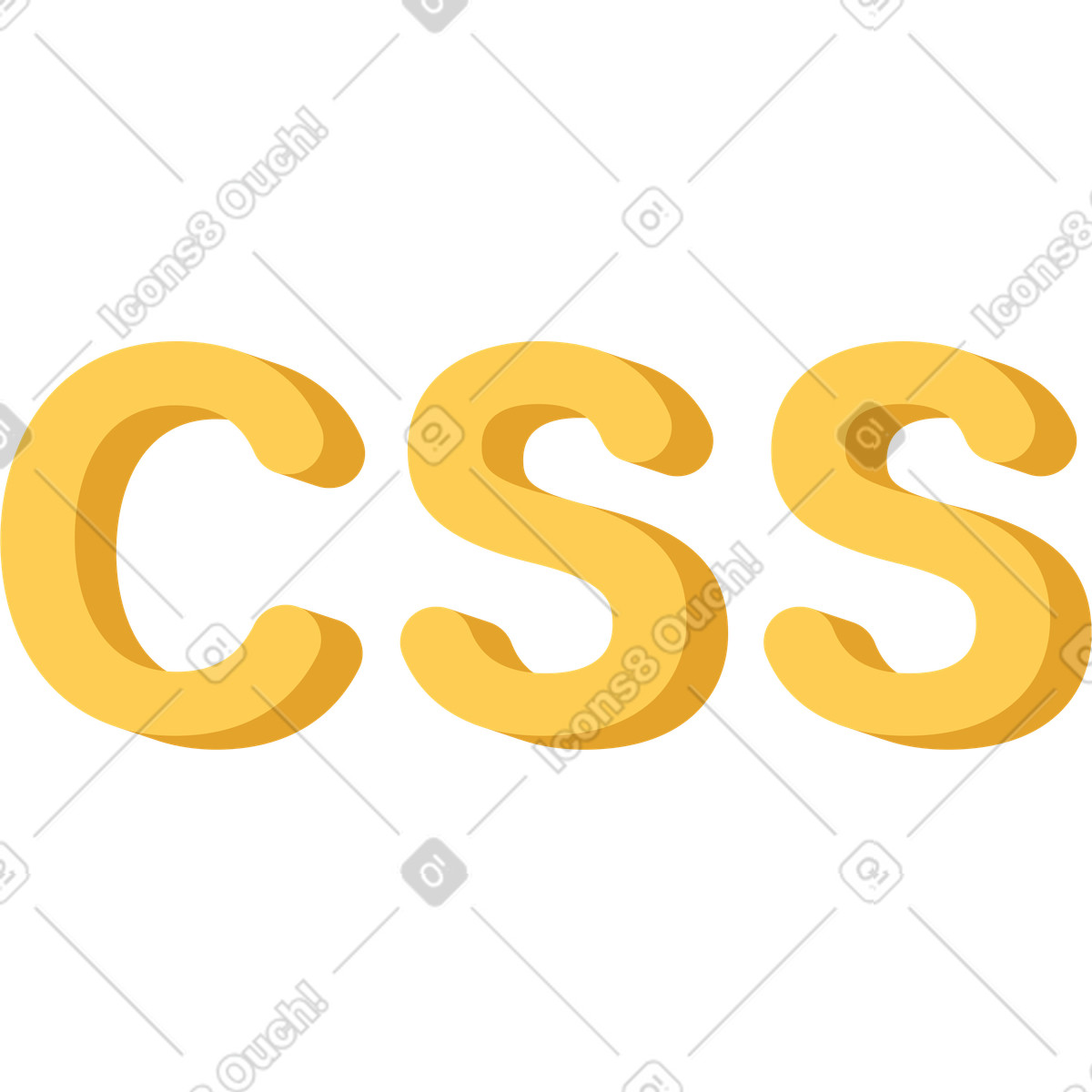 Css illustrazione in stile Social scarica in PNG, SVG