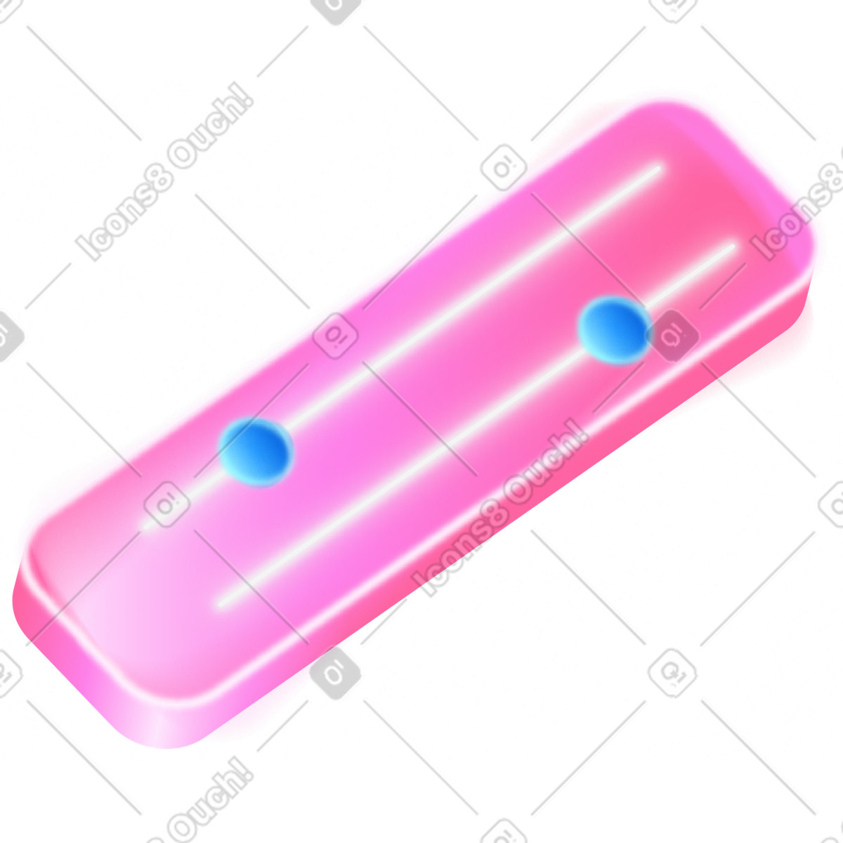 Graph on pink plate illustration in Burst style download in PNG, SVG