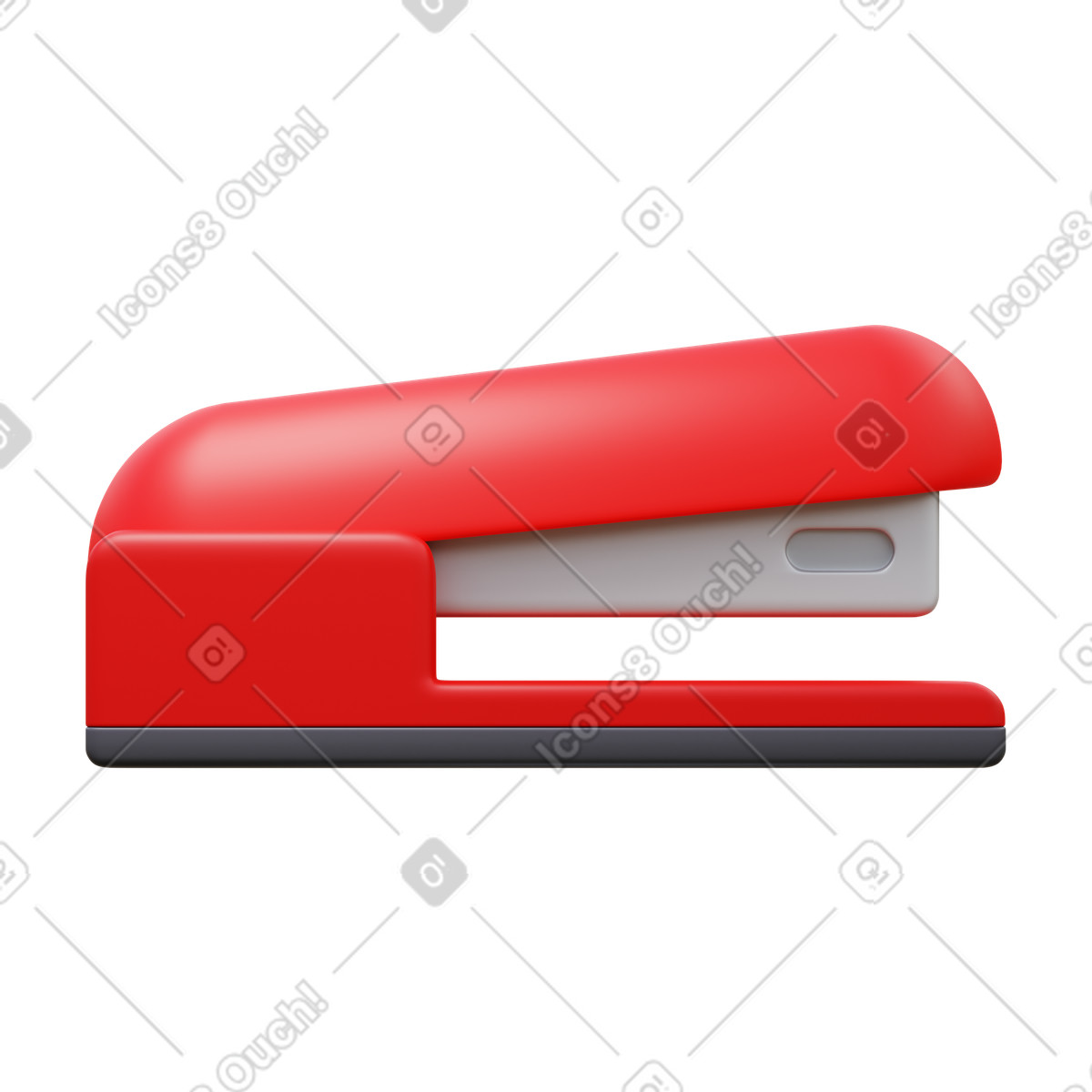 3D Fluency 스타일의 Stapler 일러스트레이션 PNG, SVG 다운로드
