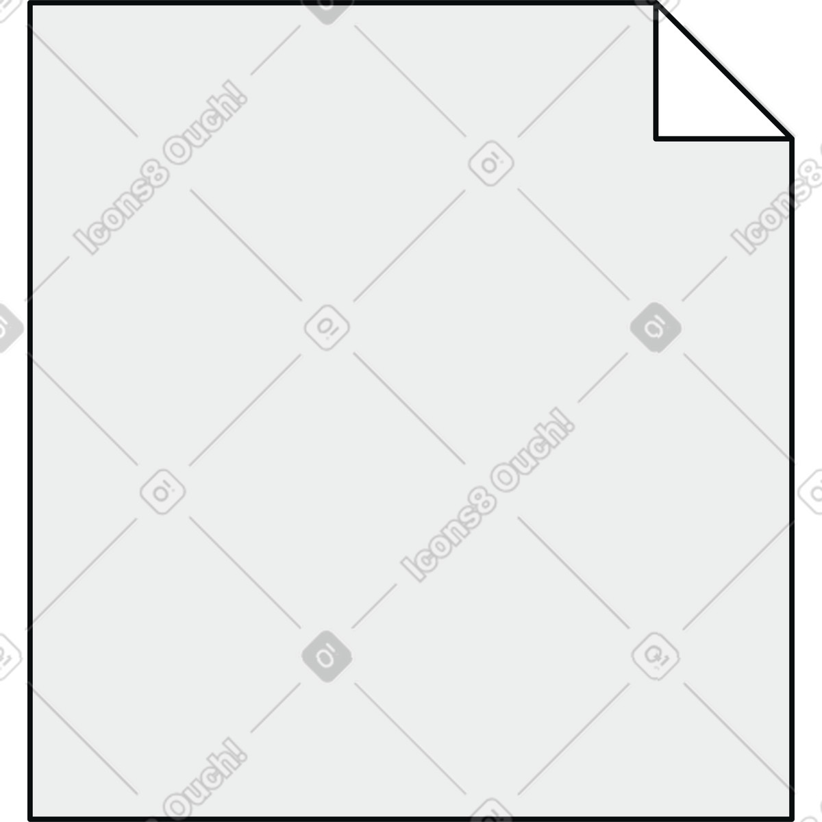 File icon illustration in Teko style download in PNG, SVG