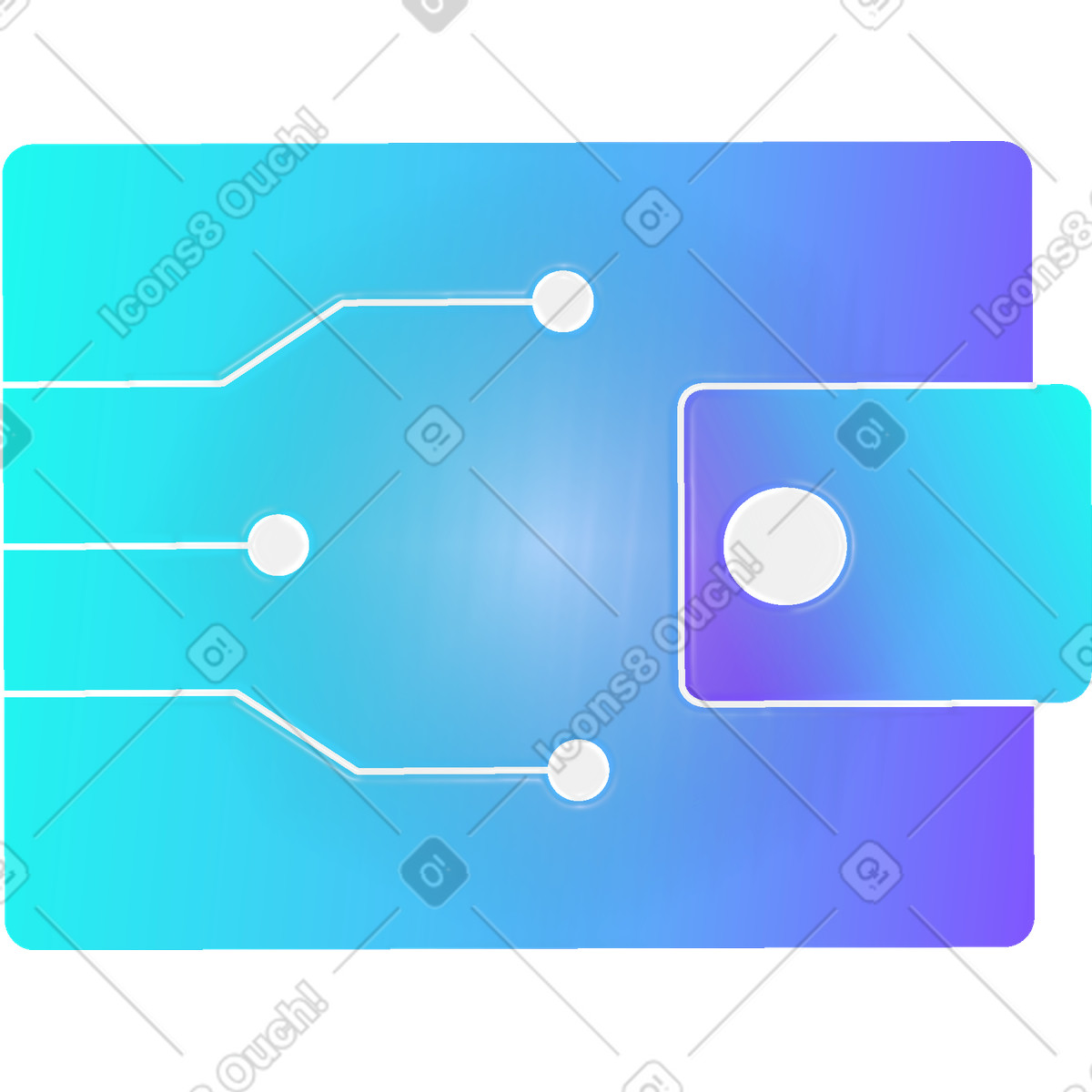 E-wallet illustration in Pure style download in PNG, SVG