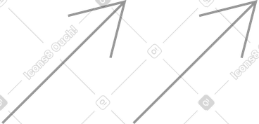 Deux flèches PNG, SVG