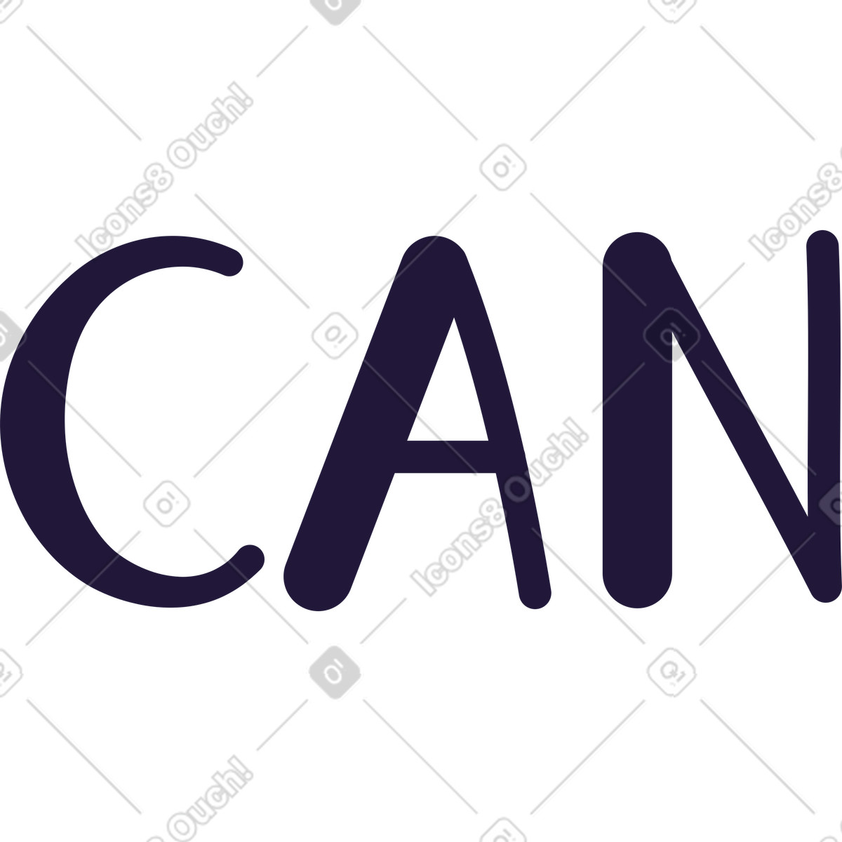 Can illustration in Conifer style download in PNG, SVG