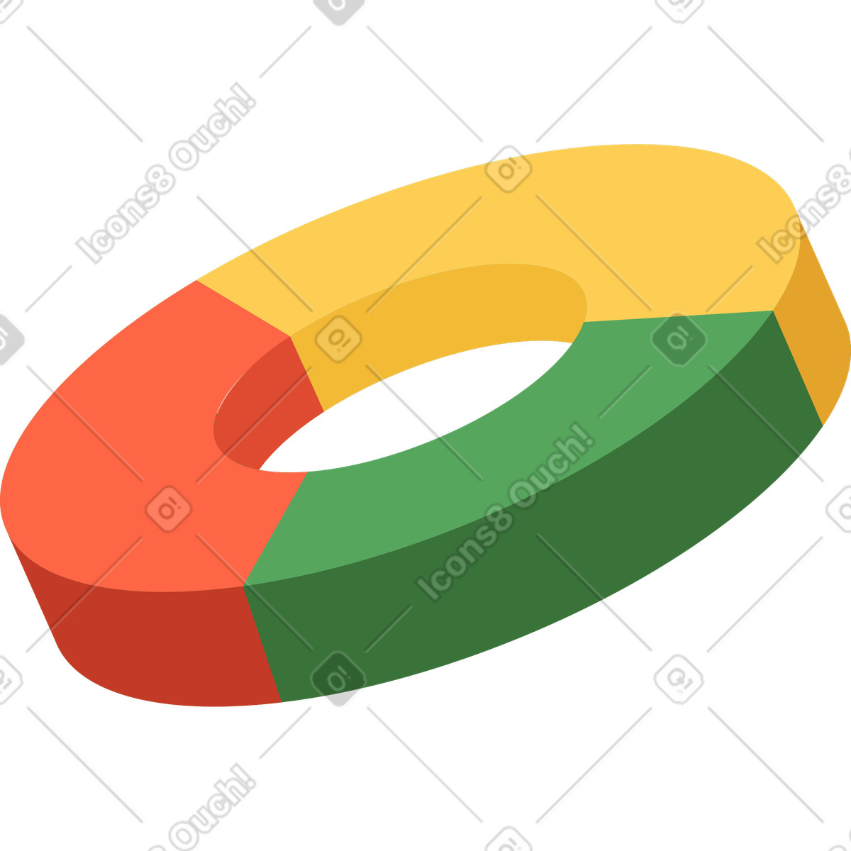 Illustration Diagramme de cycle dans le style Social à télécharger aux formats PNG, SVG