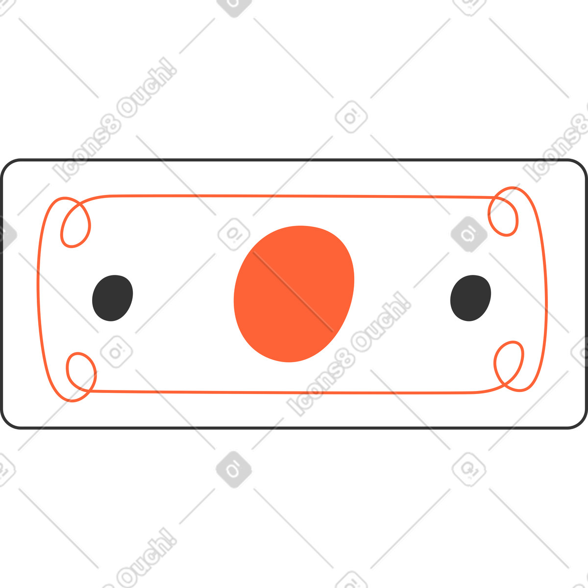 下载 Crayon 风格的 纸币 插画，支持 PNG、SVG 格式