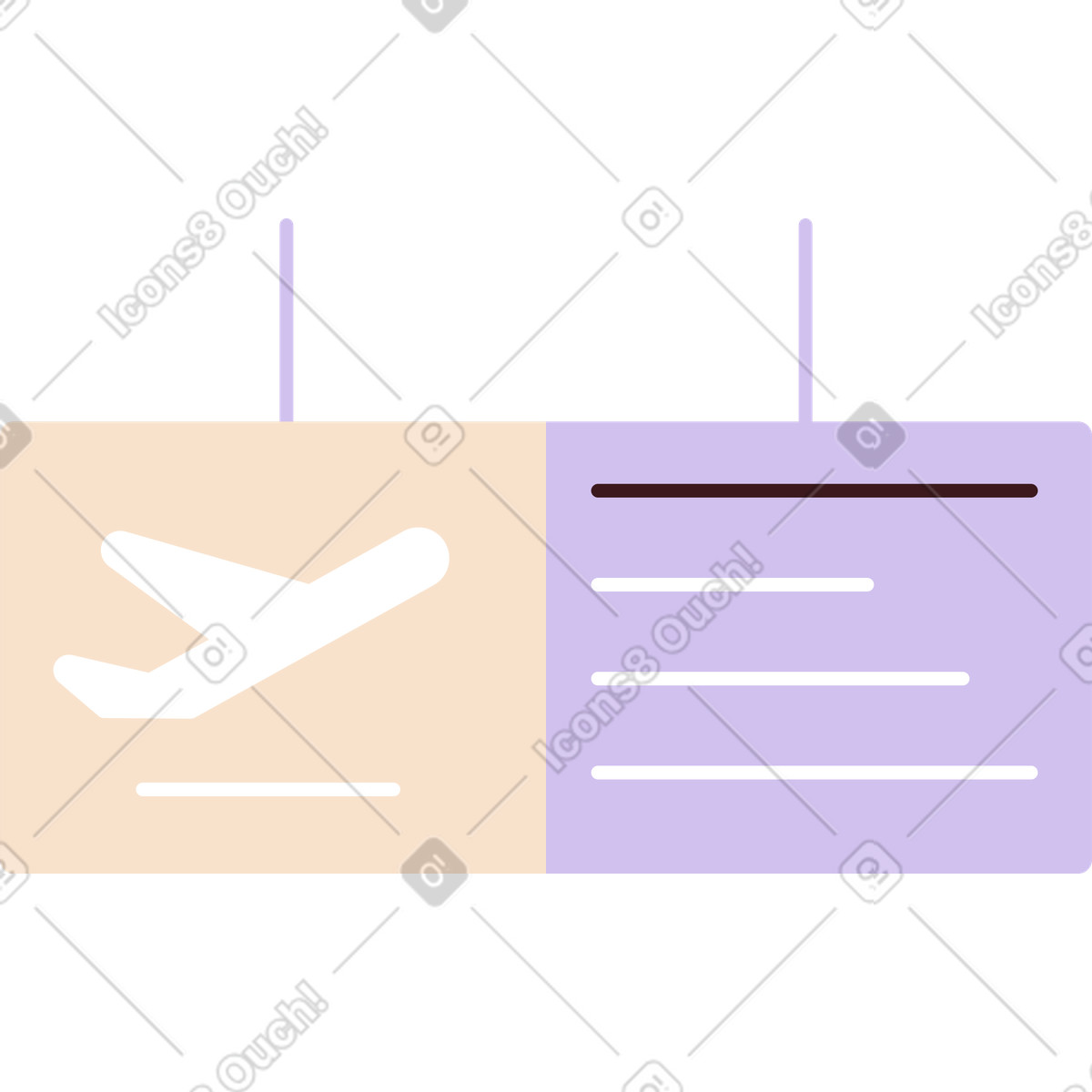 下载 Folks 风格的 在机场的记分牌 插画，支持 PNG、SVG 格式