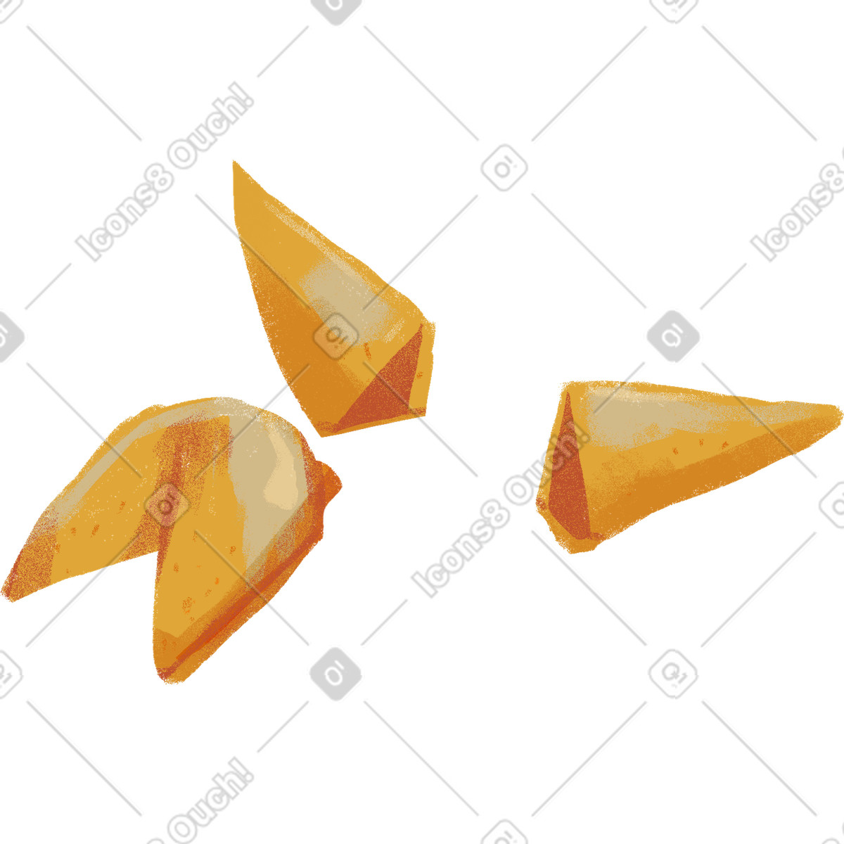 Cookies illustration in Ikigai style download in PNG, SVG