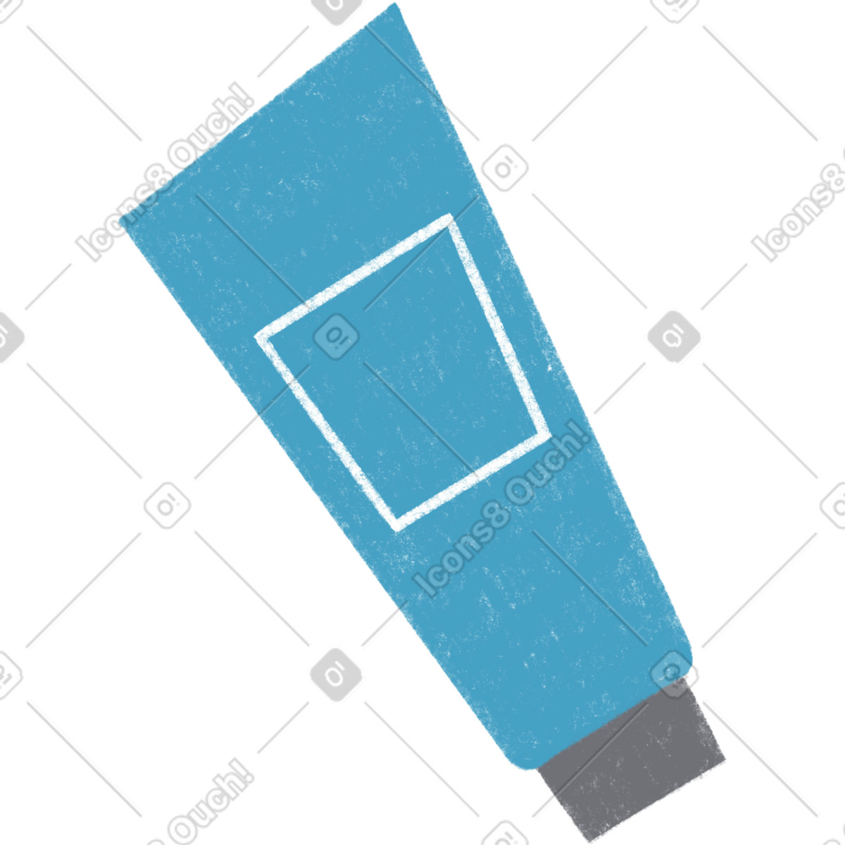 Ilustración Tube of toothpaste en estilo Tutti a descargar en PNG y SVG
