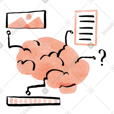 Anthropic Claude Hand Drawn风格矢量插图，PNG、SVG格式。