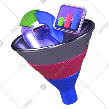 Données passant par l'entonnoir PNG, SVG
